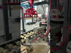 Automatische Entlademaschine mit 90° Drehung und automatischer Aufstellung