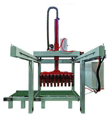 Automatisierte Maschine zur Be- und Entladung von Steinen