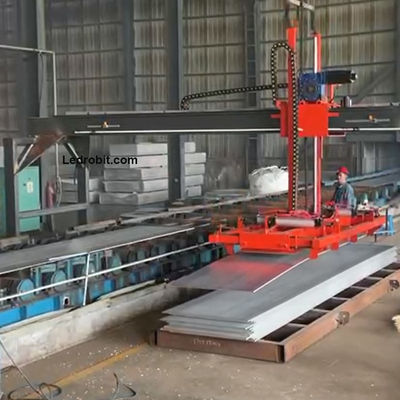 Voll automatisch anpassbare mobile Palletizer-Tasche Palletizermaschine mit Bodeninstallation